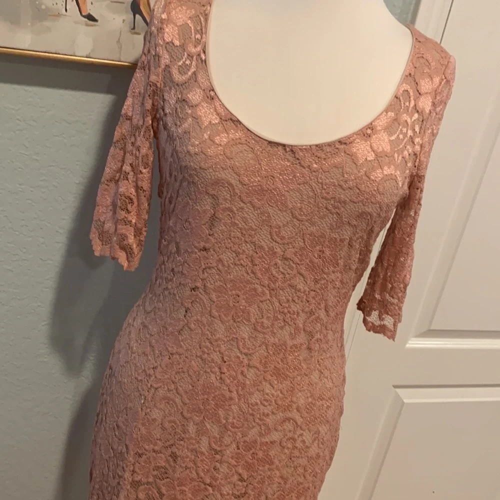 Belle Badgley Mischka Lace Cocktail Dress • Sz 12 • NWT! - Picture 2 of 14